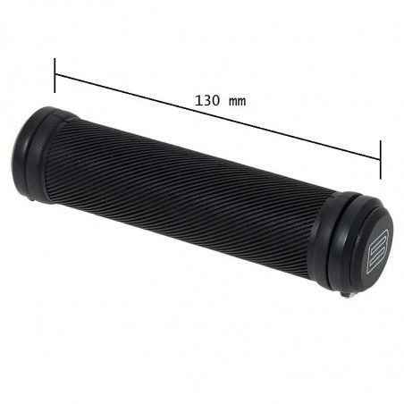 Coppia manopole Pro Grip Anelli neri in alluminio BRN - 2