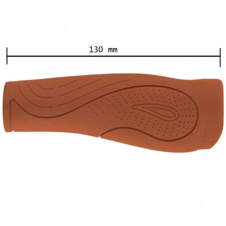 Coppia manopole Palmari Comfort Marrone  - 2