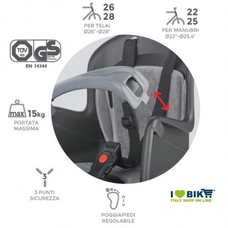 seat Bilby attack with frame / column cream POLISPORT - 2