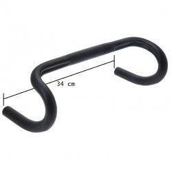 Manubrio Baby Racing in alluminio nero 34 cm  - 1 2