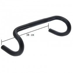 Manubrio Baby Racing in alluminio nero 38 cm  - 1 2