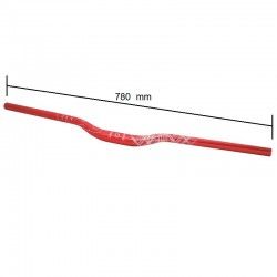 Aluminum handlebar Wag Over size 31, 8mm red anodized WAG - 1 2