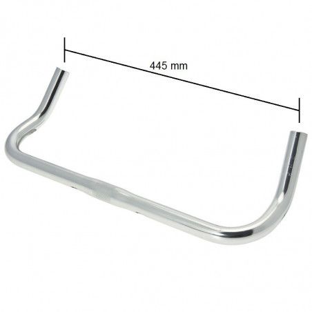 Handlebar Fixed aluminum silver RMS - 2