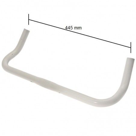 Handlebar Fixed white aluminum RMS - 2