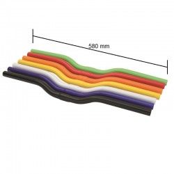 Manubrio arancio in alluminio Custom style TRANZ X  - 1 2