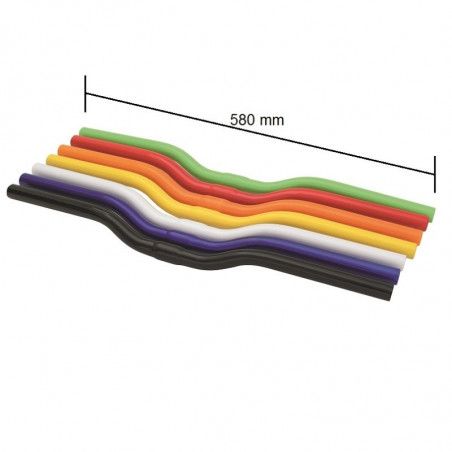 Manubrio blu in alluminio Custom style TRANZ X  - 2