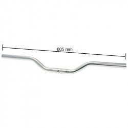 Manubrio Urban in alluminio silver  - 1 2