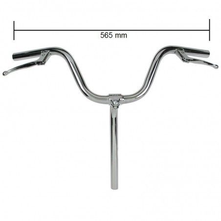 iron folding handlebars 22 mm  - 2