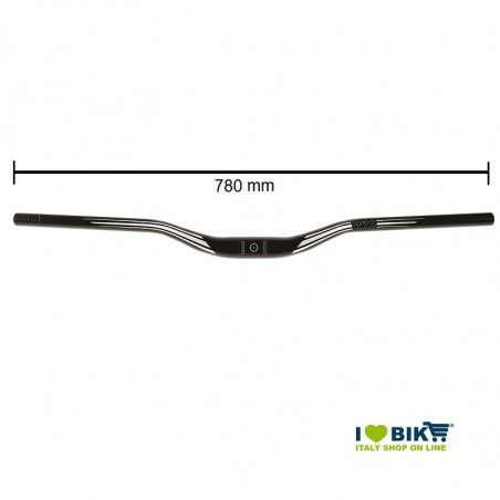Manubrio Freerider Wag over size 35 mm nero RMS - 2