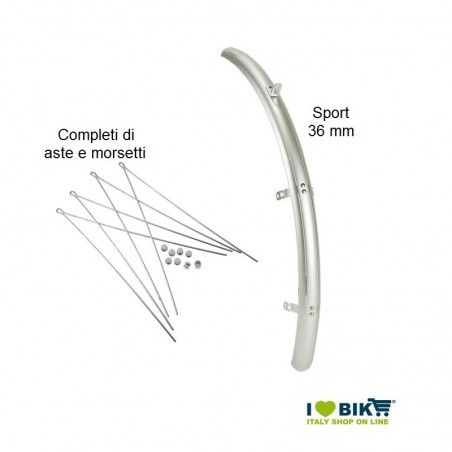 Parafanghi ABS con attacchi “Cristina” 28 Sport 36 mm  - 1