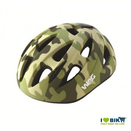 Casco bici SKY KID camouflage verde taglia S  - 1