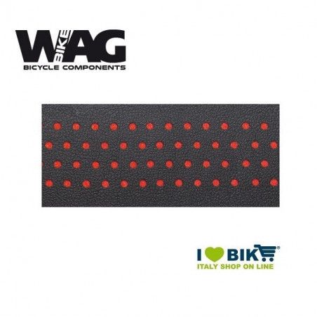 Nastro Manubrio Wag Double Color Nero/Rosso Silva - 2
