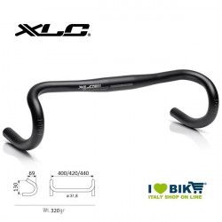 Manubrio Corsa XLC Road-Bar nero 420mm  - 1