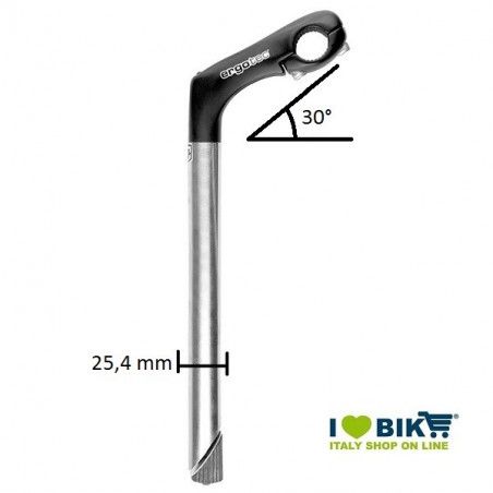 Piantone Ergotec Kobra Tube diametro 25,4mm XL BIKE PARTS - 2