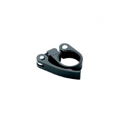 Collar saddle in black aluminum with locking various measures  - 1