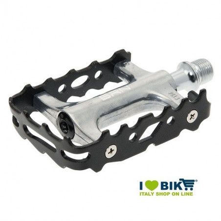 Couple Pedals Mtb BRN strength aluminum silver on bearings BRN - 1