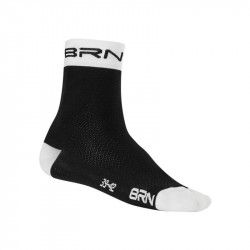 Calzino Ciclismo BRN  nero/bianco BRN - 1