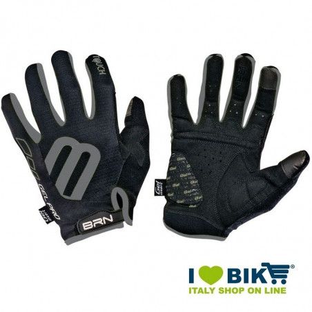 Long Gloves BRN Touch Pro Gel black BRN - 1
