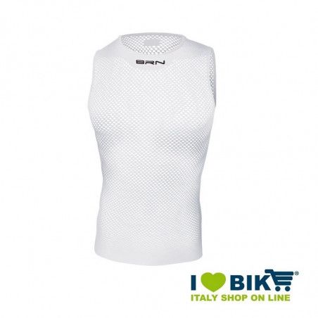 BRN sleeveless tank top in white net BRN - 1