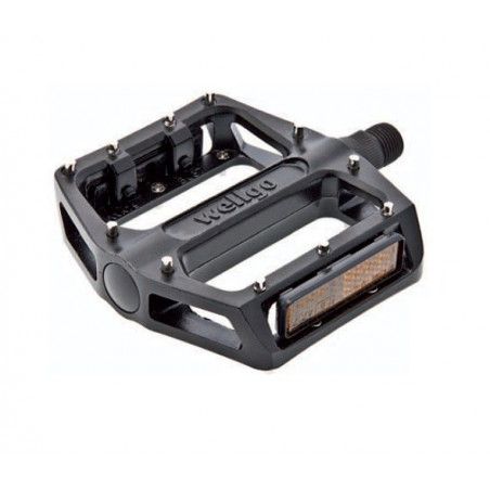 Couple of Aluminum Pedals BMX Pro black with big pin 9/16?  - 1