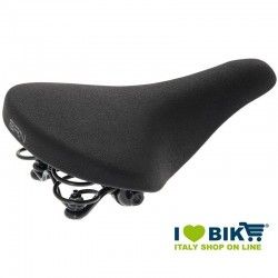 Saddle BRN Riviera with springs Black with non-slip grip BRN - 1