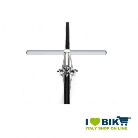 Handlebars Flat aluminum white BRN - 3