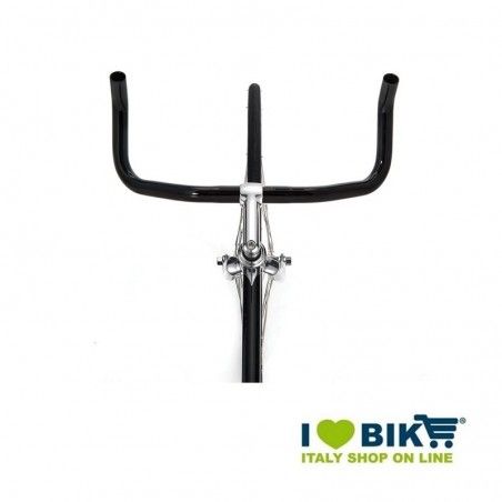 Fixed / Racing handlebar Horn black aluminum RMS - 2