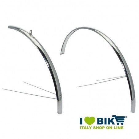 Couple fenders Moon 26 chrome steel BRN - 1