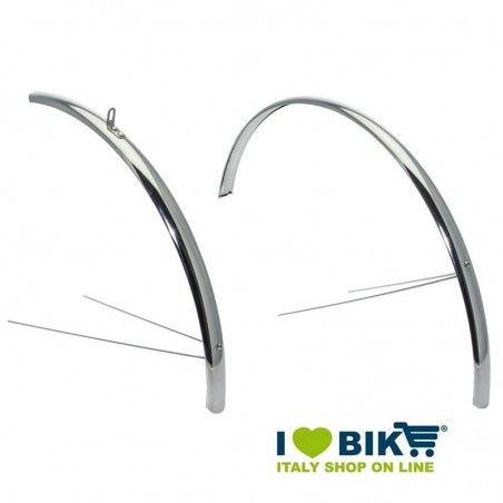 Couple fenders Moon 28 chrome steel 38mm BRN - 1