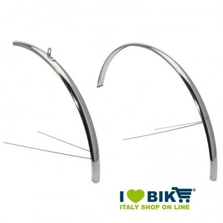 Couple fenders Moon 28 chrome steel 33mm BRN - 1