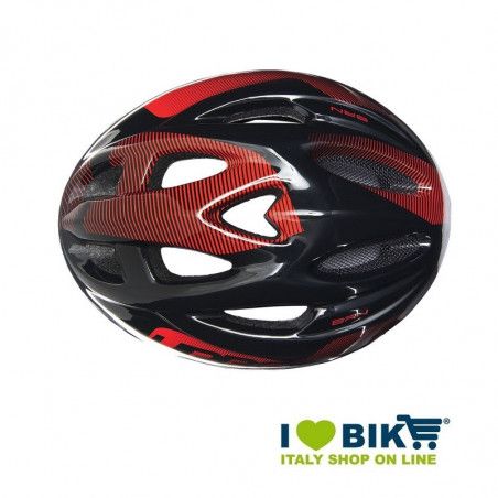 Casco BRN New Urban nero-rosso BRN - 3