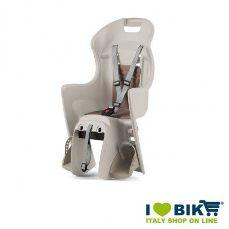 Seggiolino Boodie al portapacco grigio - marrone  - 1
