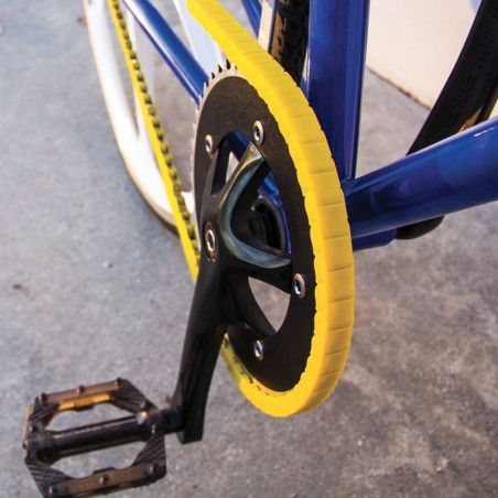 Chain guard interlocking plastic red BRN - 3