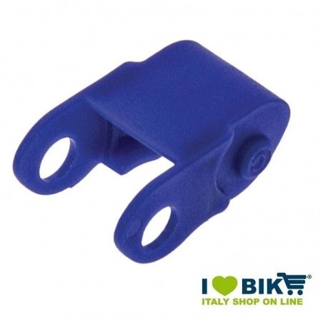 Copricatena ad incastro in plastica blu  - 1