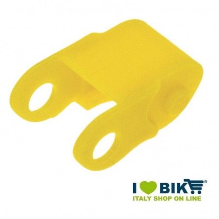 Copricatena ad incastro in plastica giallo  - 1