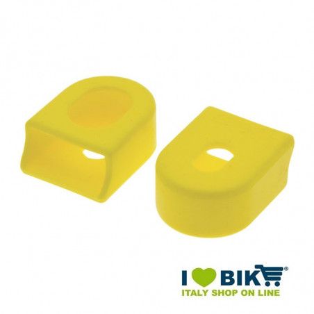 Pairs cranks guards in yellow rubber BRN - 1