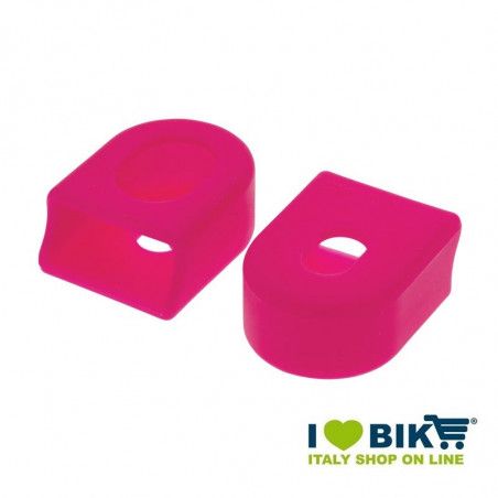 Pairs cranks guards in pink rubber BRN - 1