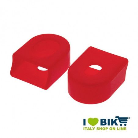 Pairs cranks guards in red rubber BRN - 1