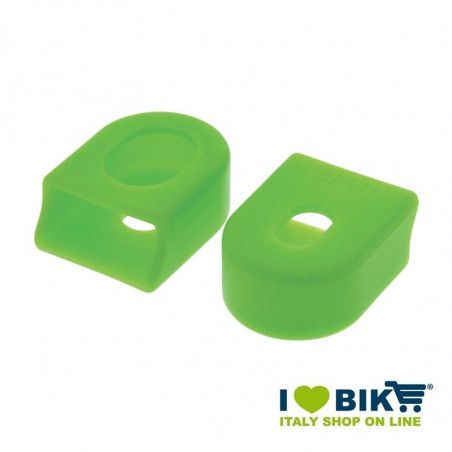 Pairs cranks guards in green rubber BRN - 1