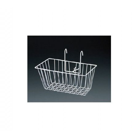 Front basket iron Graziella white BRN - 1