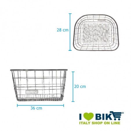 Front basket Metal Steel BRN - 2