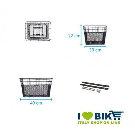 Front basket Belgium white BRN - 2
