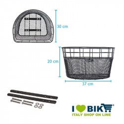 Front Basket Riviera Black BRN - 1 2