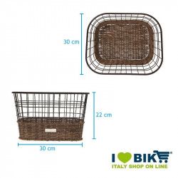 Front basket BRN Seville Black BRN - 1 2