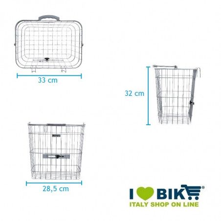 BRN Shopper basket with handle Side Attack BRN - 2