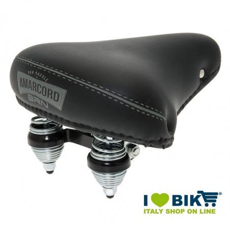 BRN Pigna Amarcord saddle in black BRN - 1
