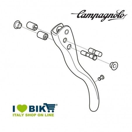 Ricambio Leva Sinistra VELOCE Silver 10 V. EC-VL047S Campagnolo - 1
