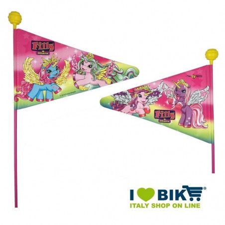 Girl flag Filly Unicorn BIKE PARTS - 1