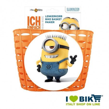 Cesto da manubrio Minion arancione  - 1