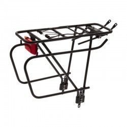 Touring rear rack with universal luggage racks  - 1